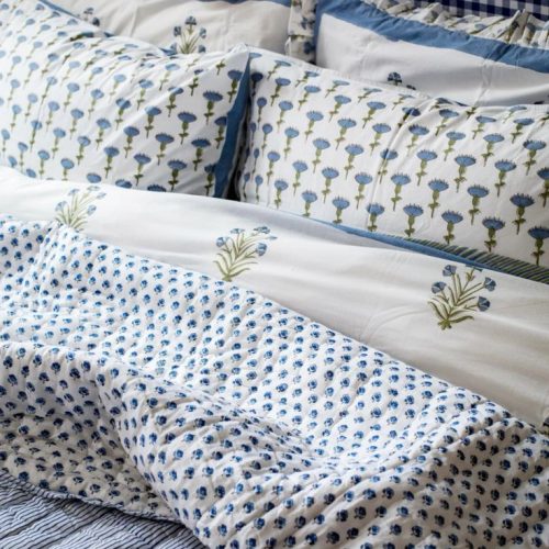 Carnation Flower Pillow Covers