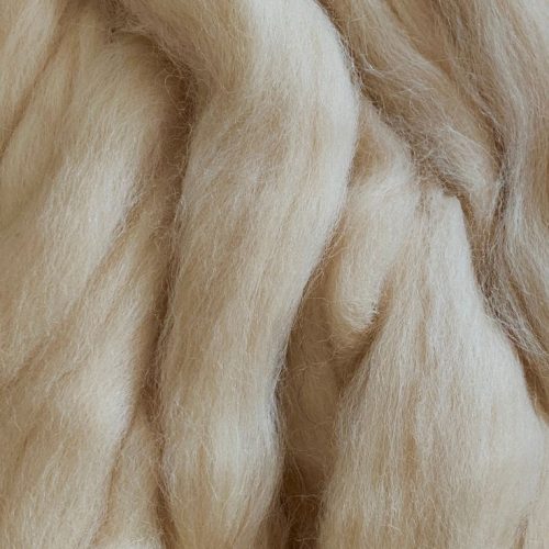 Dyed Shetland Wool Top 100g - Tusk